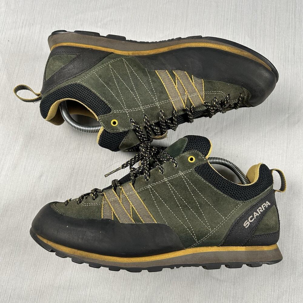 Scarpa Crux Men’s Size 10 Green Hiking Outdoors Trail Sneakers 72052-350 BN